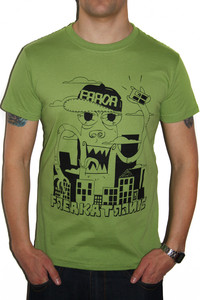 Monster City T-Shirt - Boys - Kiwi Green